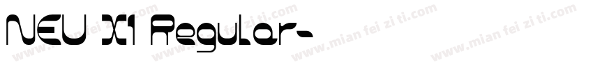 NEU X1 Regular字体转换